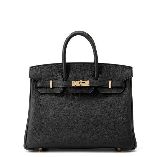 HERMES Birkin Black Togo Leather Size 25