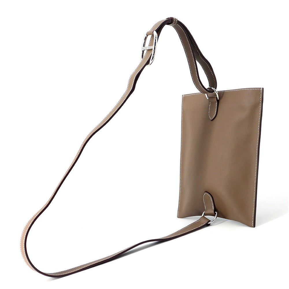 HERMES Portefeuille Poschamp Plus Etoupe Swift Leather