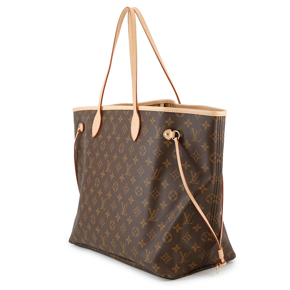 LOUIS VUITTON Neverfull BeigeM46978 Monogram Size GM