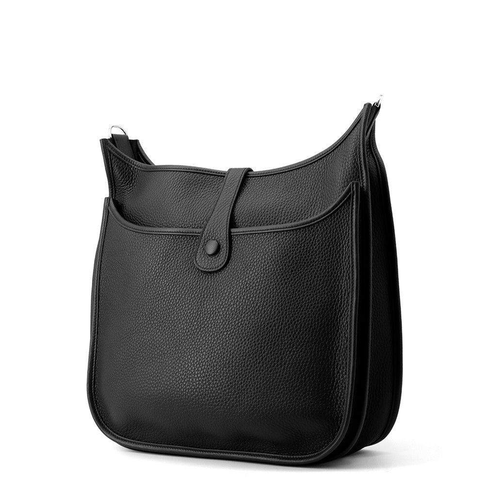 HERMES Evelyne3 Black Taurillon Clemence Size GM