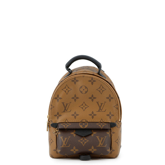 LOUIS VUITTON Palm Springs Backpack NoirM42411 Monogram Reverse Canvas Size MINI