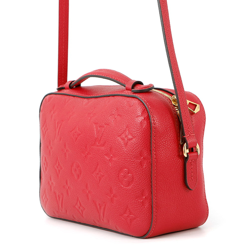 LOUIS VUITTON Saintonge scarletM44606 Monogram Empreinte Leather
