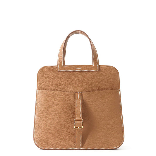 HERMES Halzan Gold Taurillon Clemence Size 25