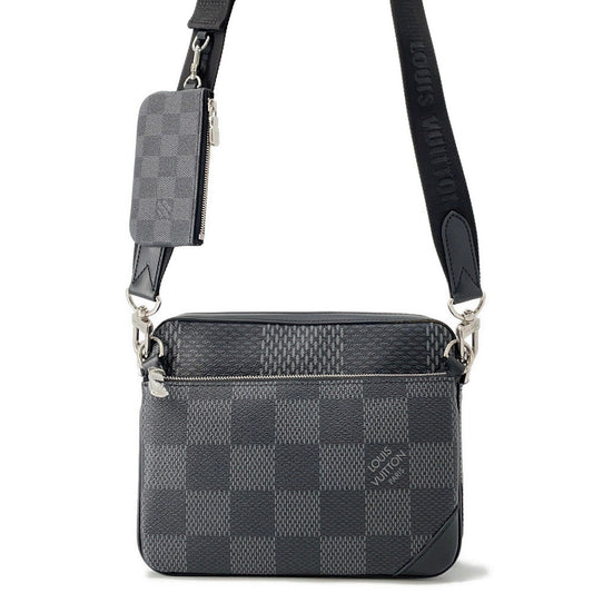 LOUIS VUITTON Trio Messenger NoirN50017 Damier Graphite 3D