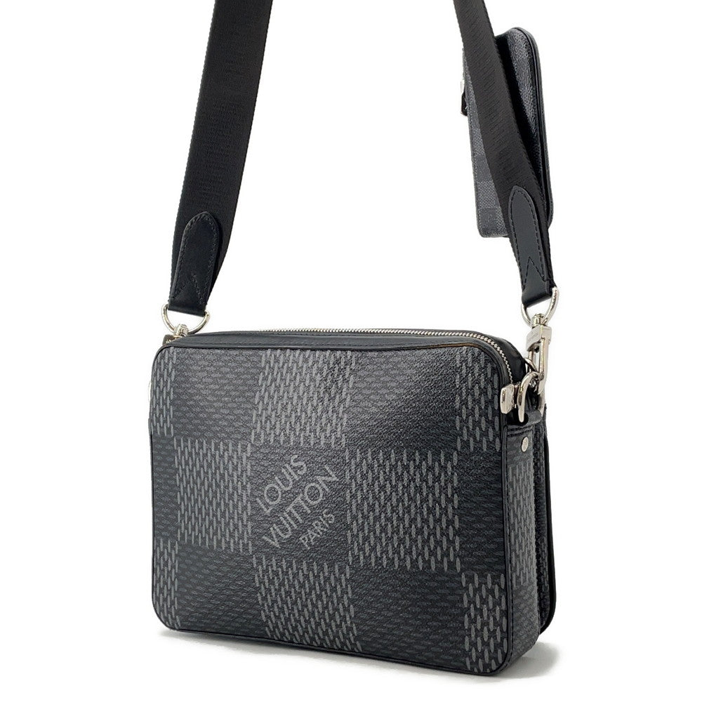 LOUIS VUITTON Trio Messenger NoirN50017 Damier Graphite 3D