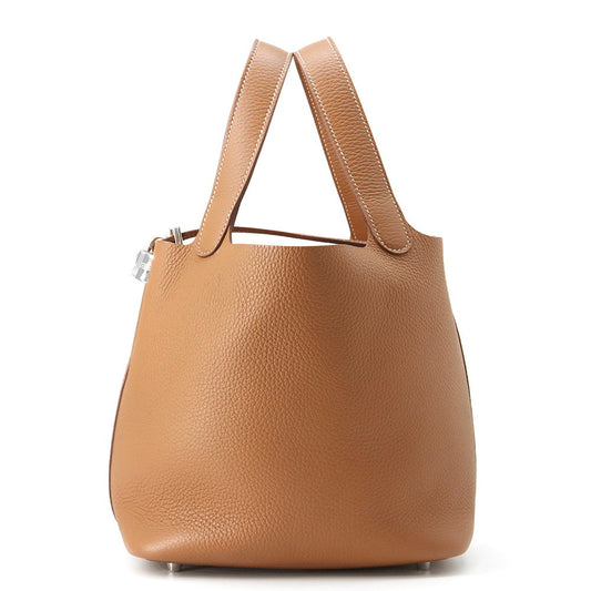 HERMES Picotin Lock Gold Taurillon Clemence Size MM