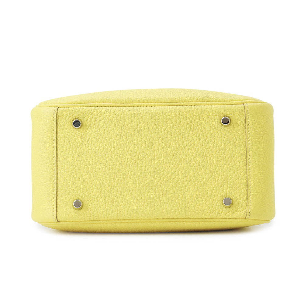 HERMES Lindy Lime Taurillon Clemence Size Mini
