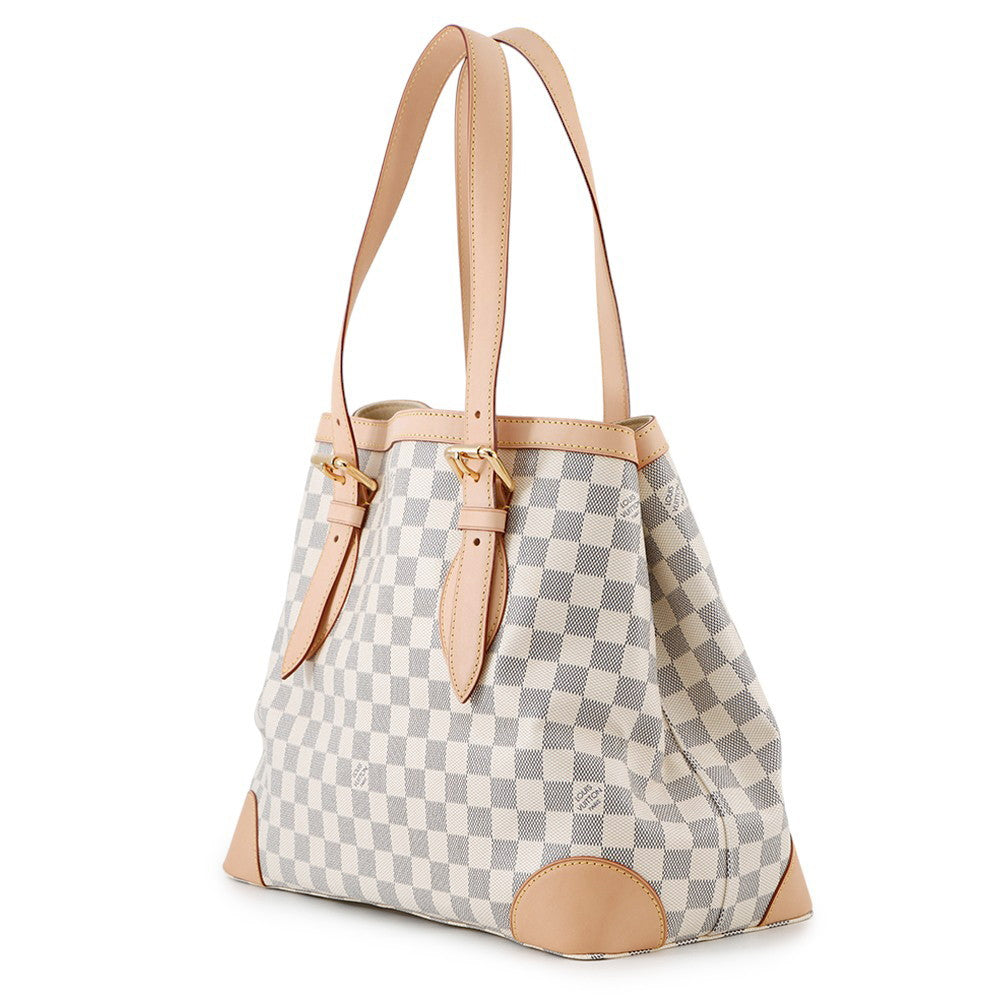 LOUIS VUITTON Hampstead BeigeN51206 Damier Azur Size MM