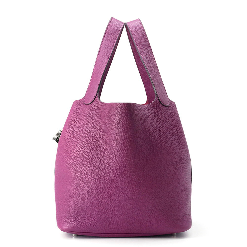 HERMES Picotin Lock Anemone Taurillon Clemence Size MM