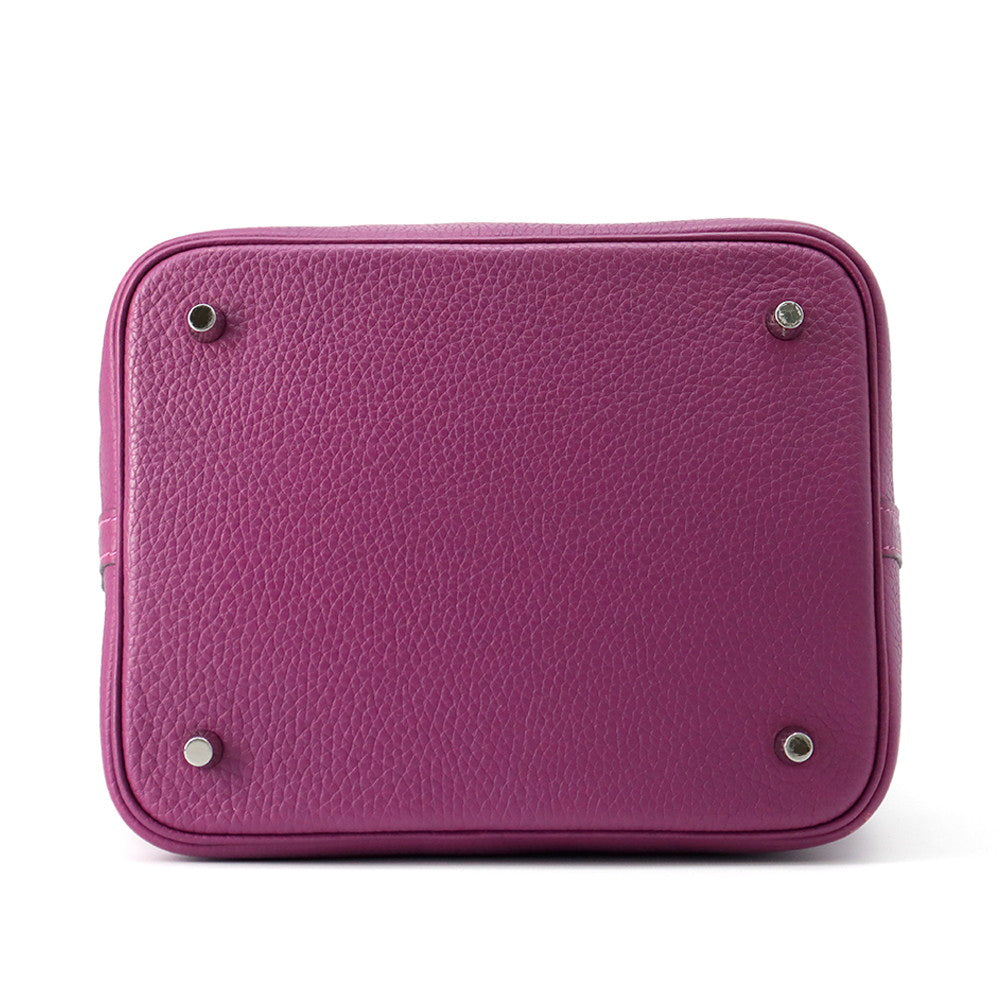 HERMES Picotin Lock Anemone Taurillon Clemence Size MM