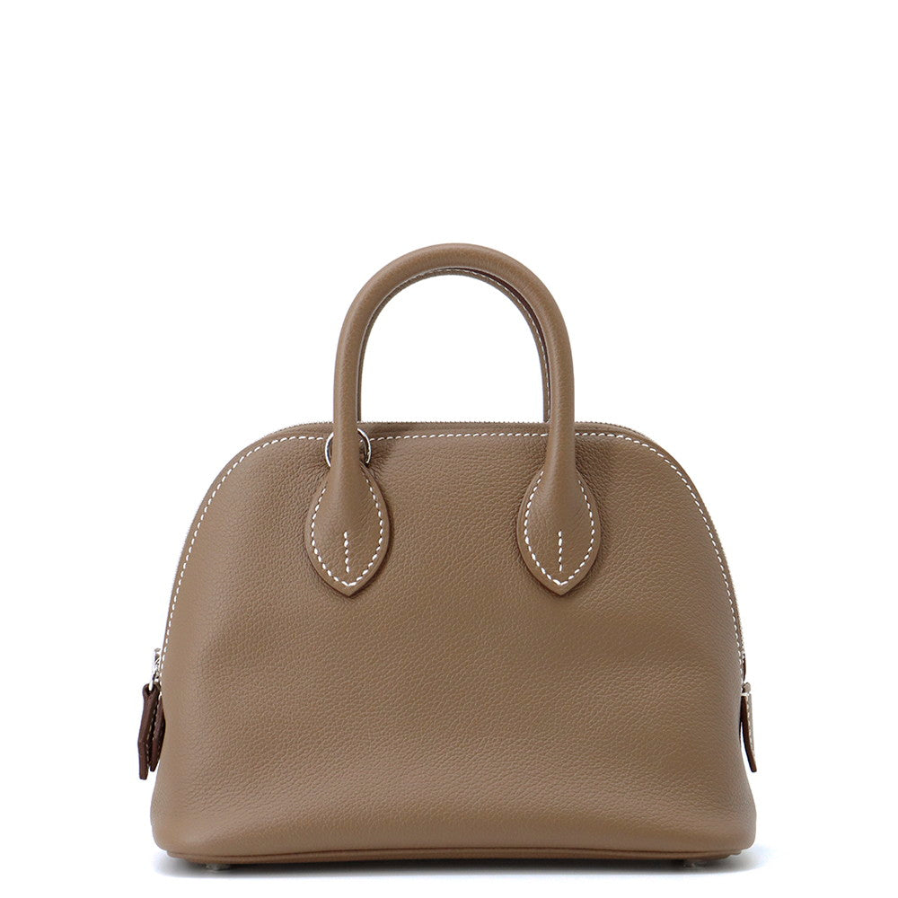 HERMES Bolide 1923 Etoupe Evercolor Size Mini
