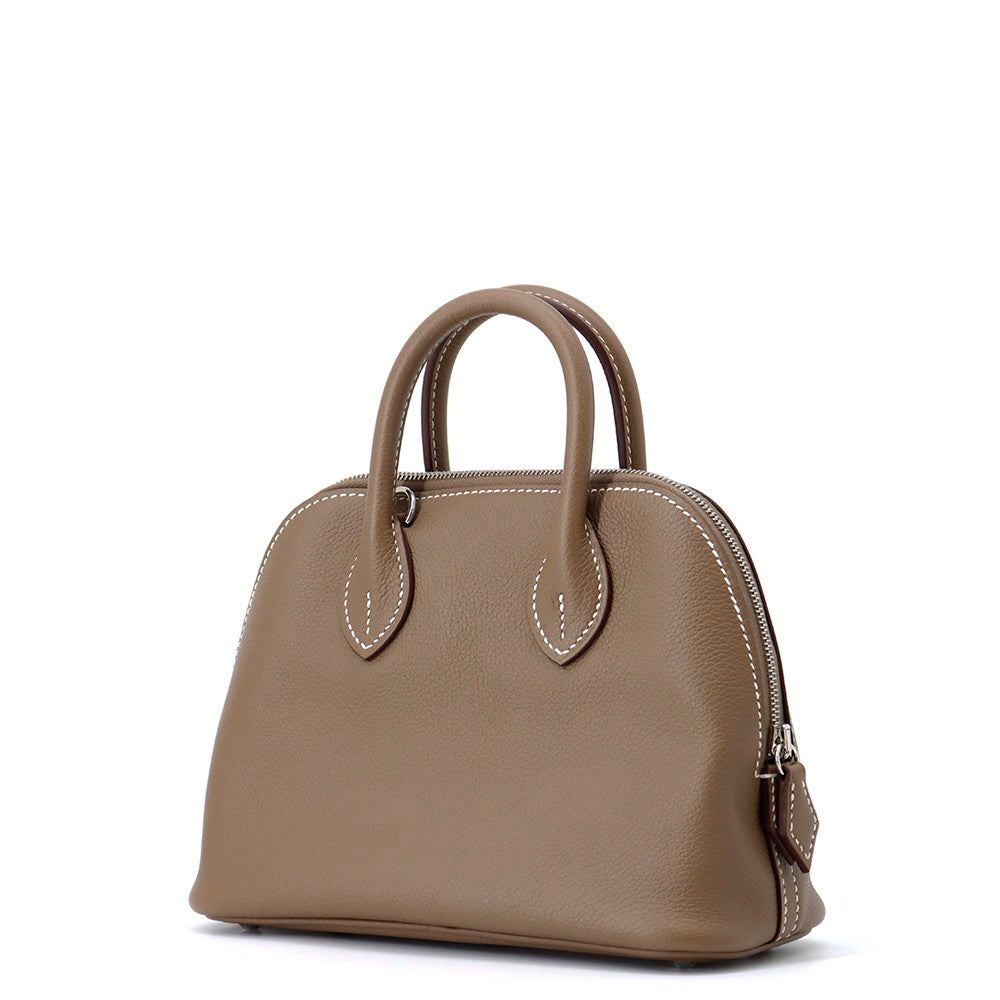 HERMES Bolide 1923 Etoupe Evercolor Size Mini