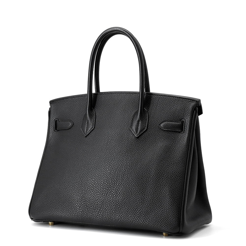 HERMES Birkin Black Togo Leather Size 30
