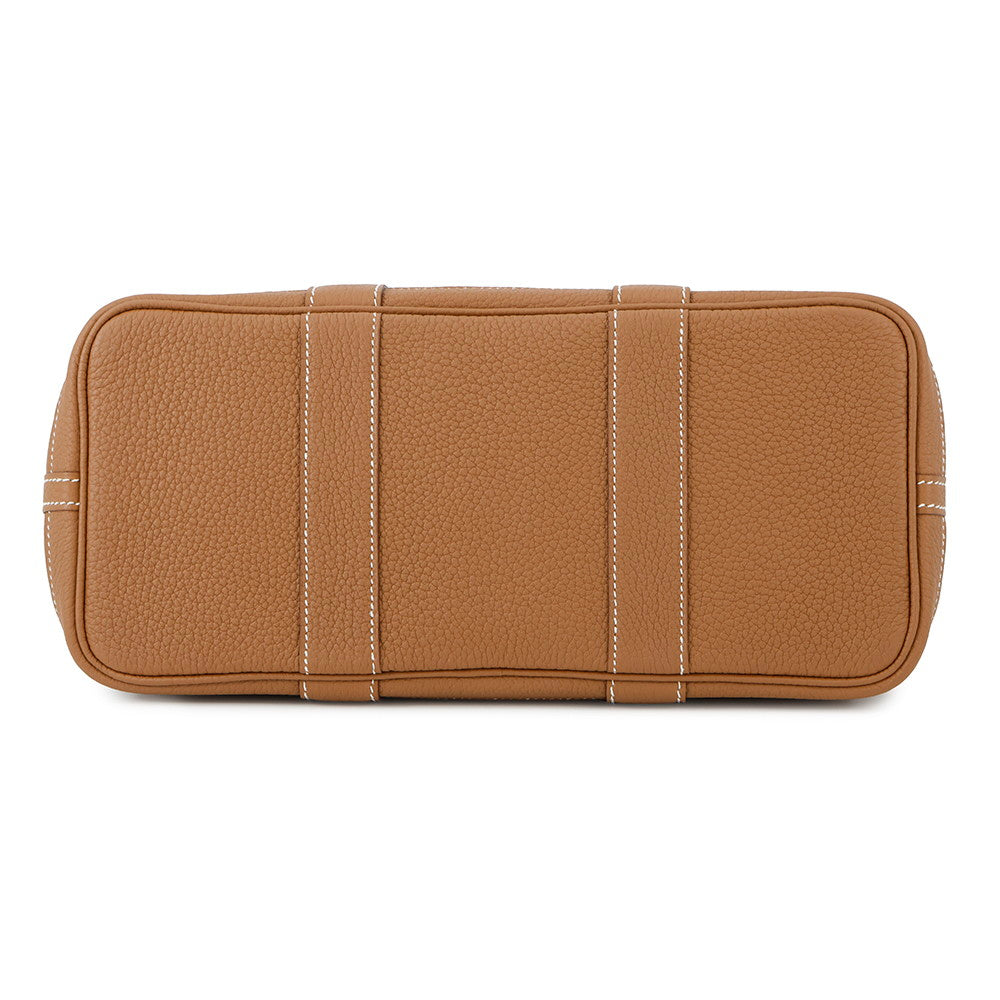HERMES Garden Party Gold Negonda Leather Size TPM