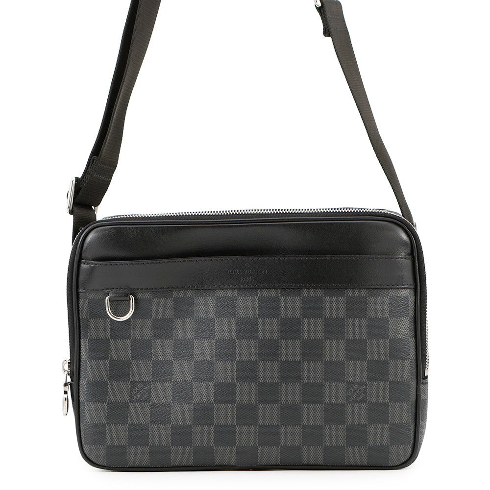 LOUIS VUITTON Trocadero Messenger NoirN40087 Damier Graphite Size PM