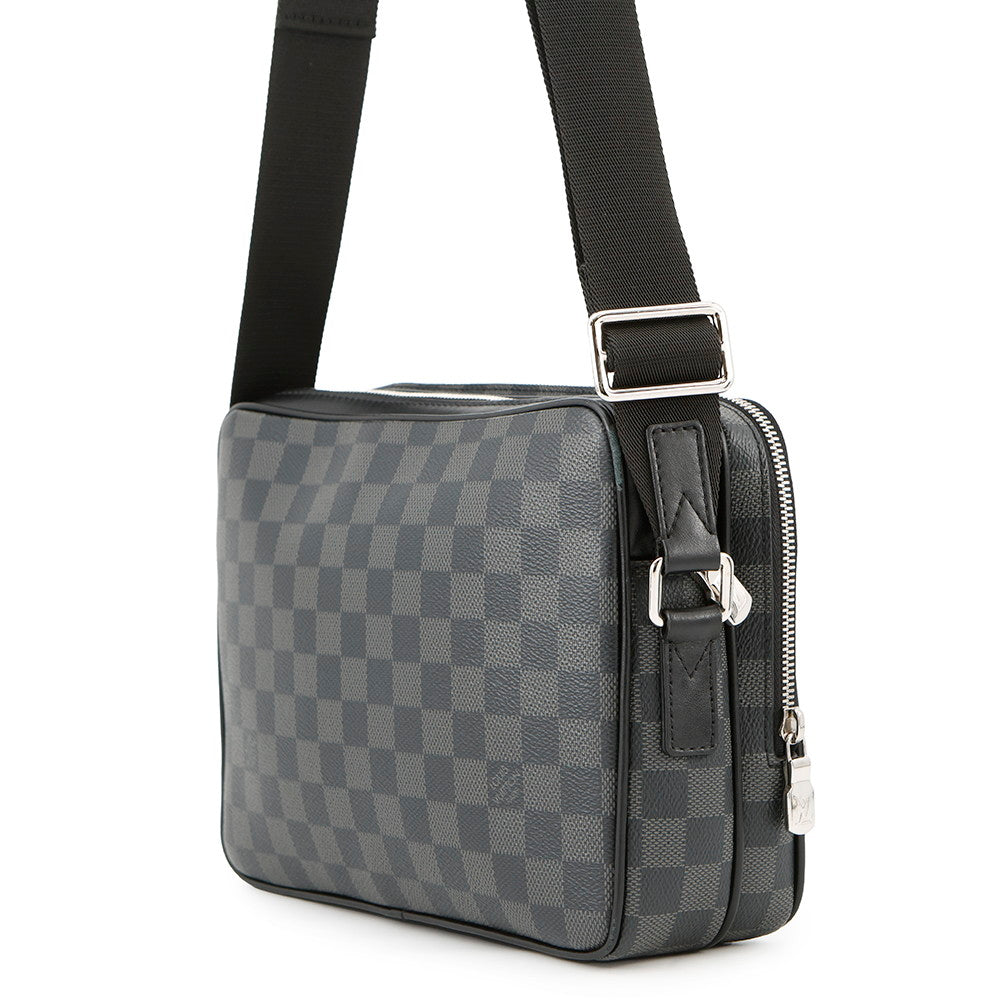 LOUIS VUITTON Trocadero Messenger NoirN40087 Damier Graphite Size PM