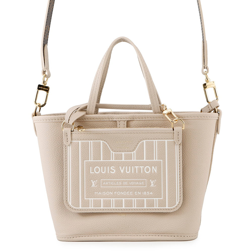 LOUIS VUITTON Neverfull・Inside Out Dark Fango/BrownM12109 Monogram Grain Leather Size BB