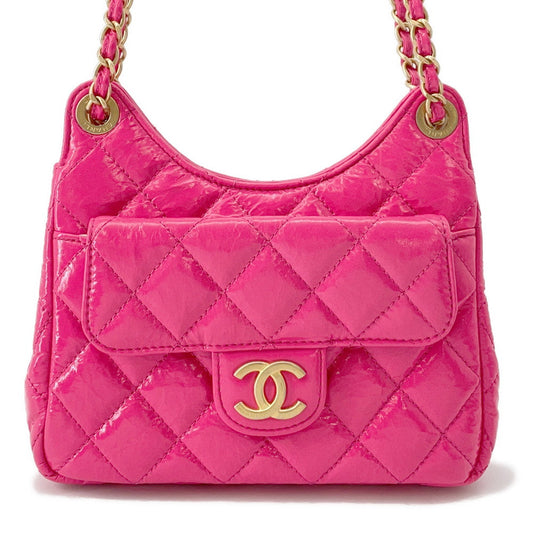 CHANEL Matelasse Hobo Bag PinkAS4323 Leather