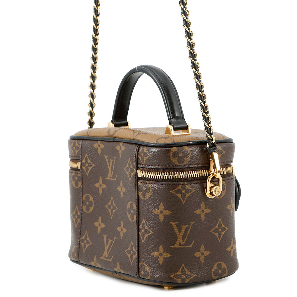LOUIS VUITTON Vanity NV NoirM45165 Monogram Monogram Reverse Canvas Size PM
