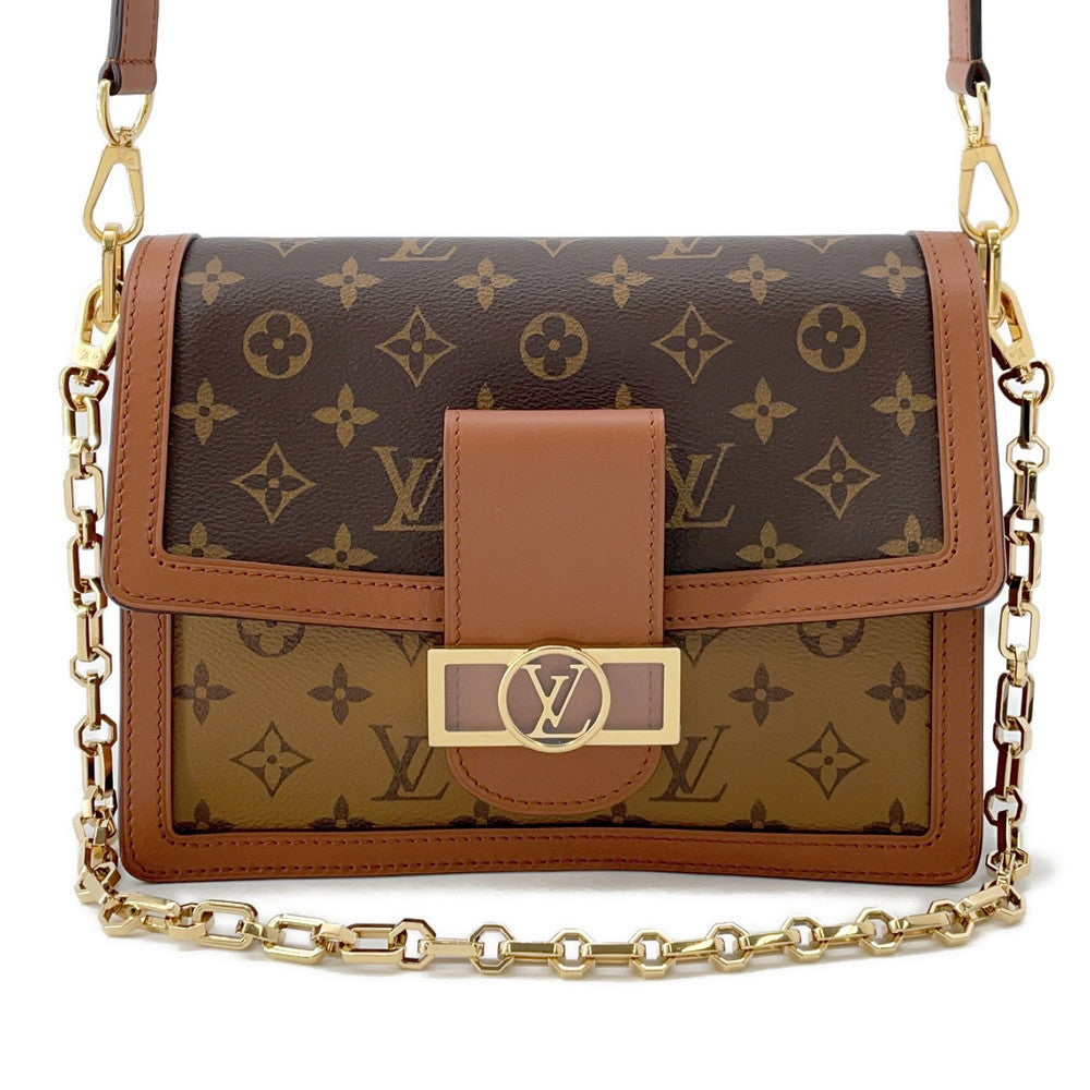 LOUIS VUITTON Dauphine NoirM45958 Monogram Monogram Reverse Canvas Size MM