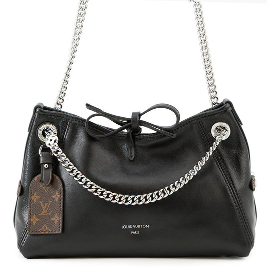 LOUIS VUITTON Carryall Vibe NoirM12888 Lamb Leather Size BB