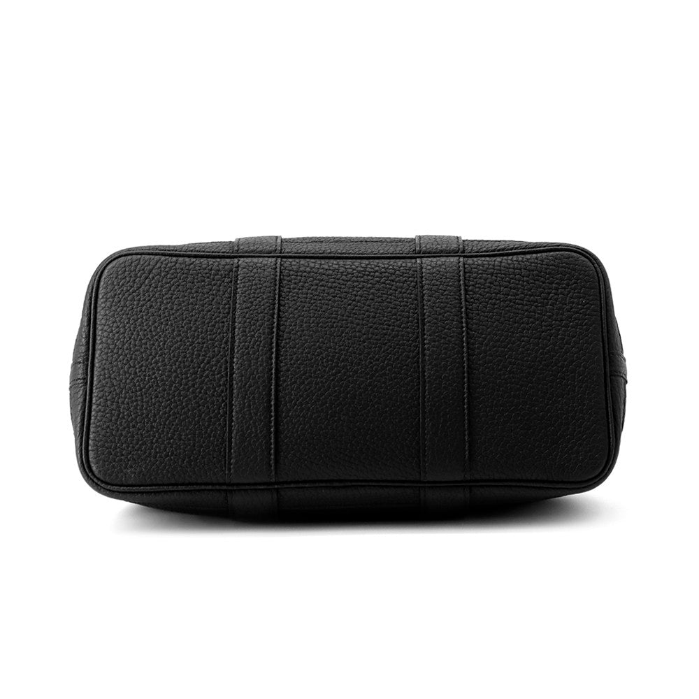 HERMES Garden Party Black Negonda Leather Size TPM