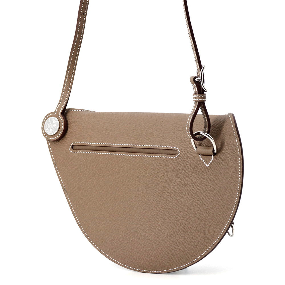 HERMES Petite course Etoupe Epsom