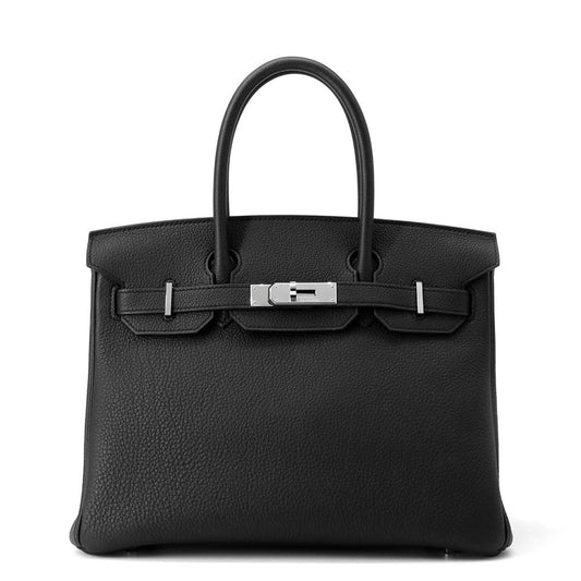 HERMES Birkin Black Togo Leather Size 30