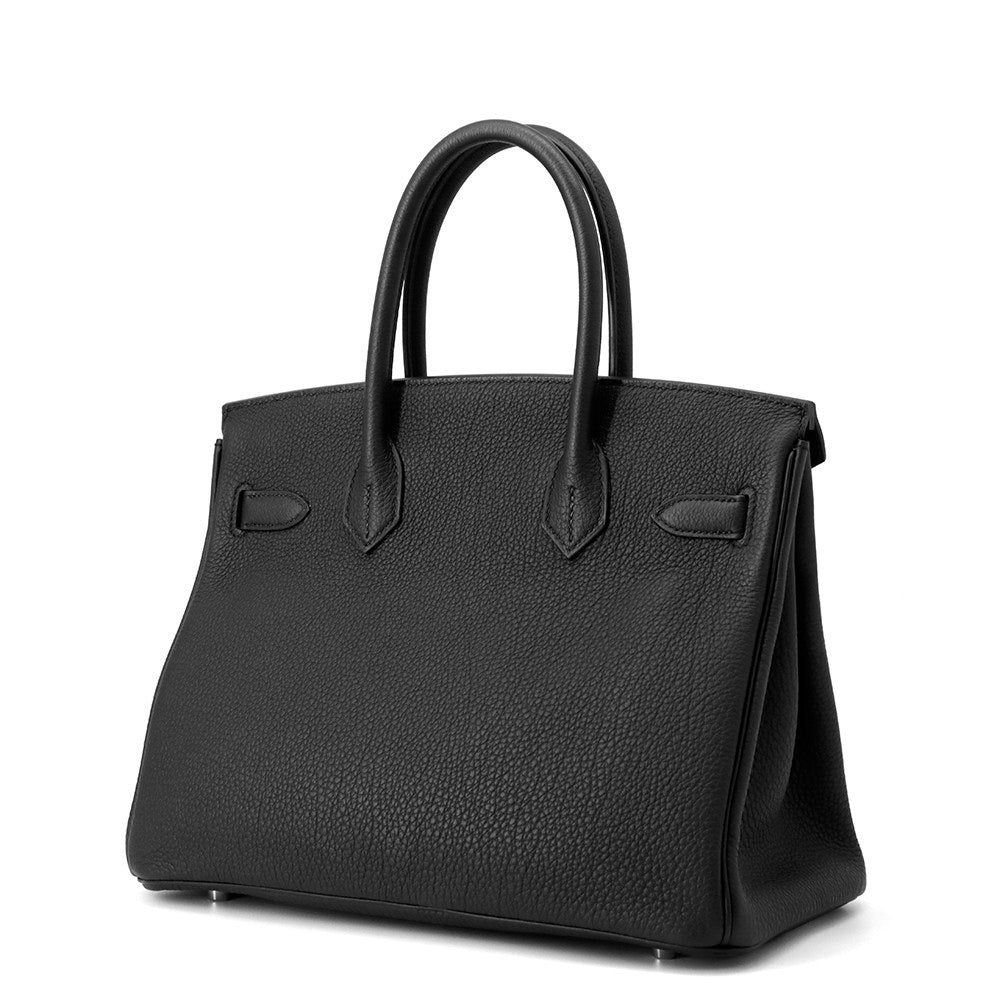 HERMES Birkin Black Togo Leather Size 30