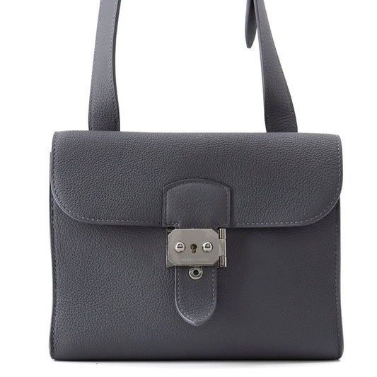 HERMES Sac A Depeches Ardoise Togo Leather Size 21