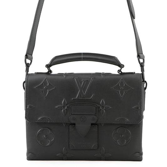 LOUIS VUITTON Ambassador NoirM58711 Monogram・Seal Size PM