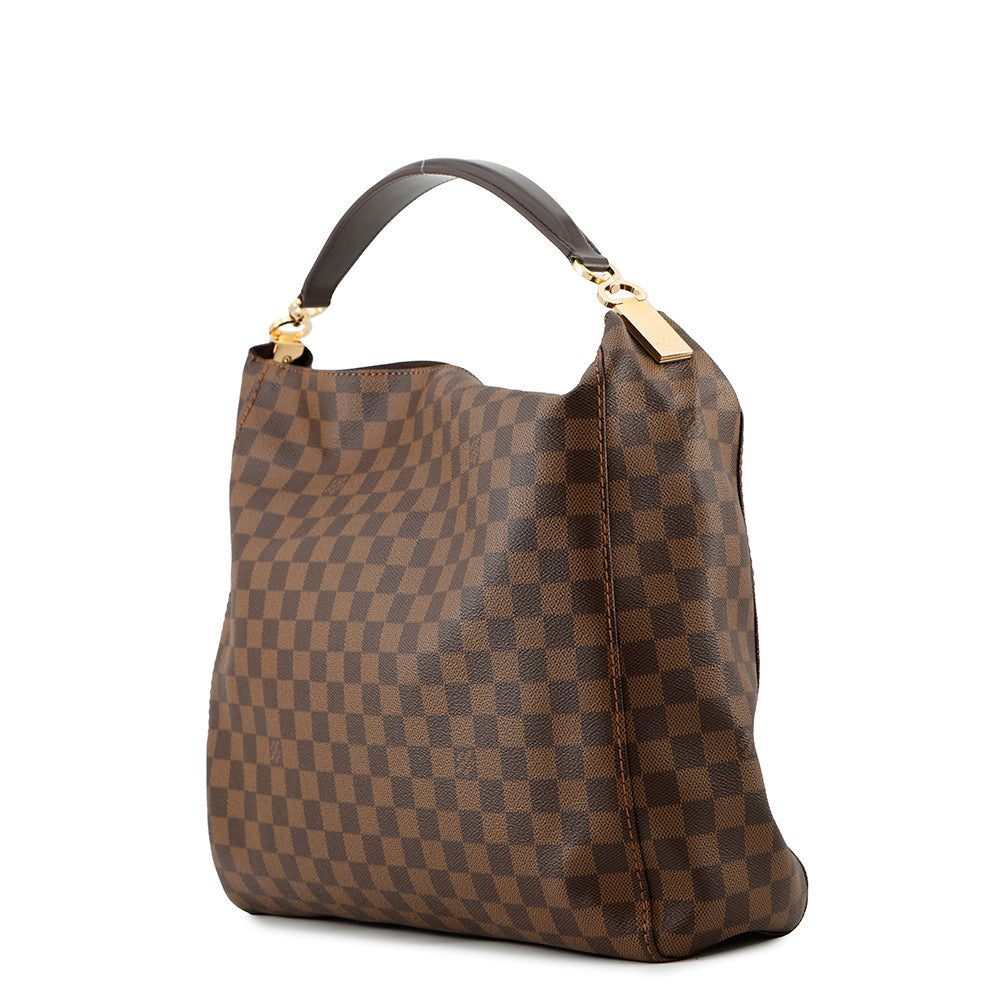 LOUIS VUITTON Portobello BrownN41185 Damier Ebene Canvas Size GM
