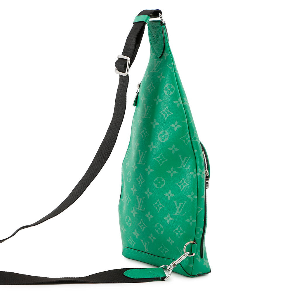 LOUIS VUITTON duo sling bag CatusGreenM31000 Monogram Taiga Leather