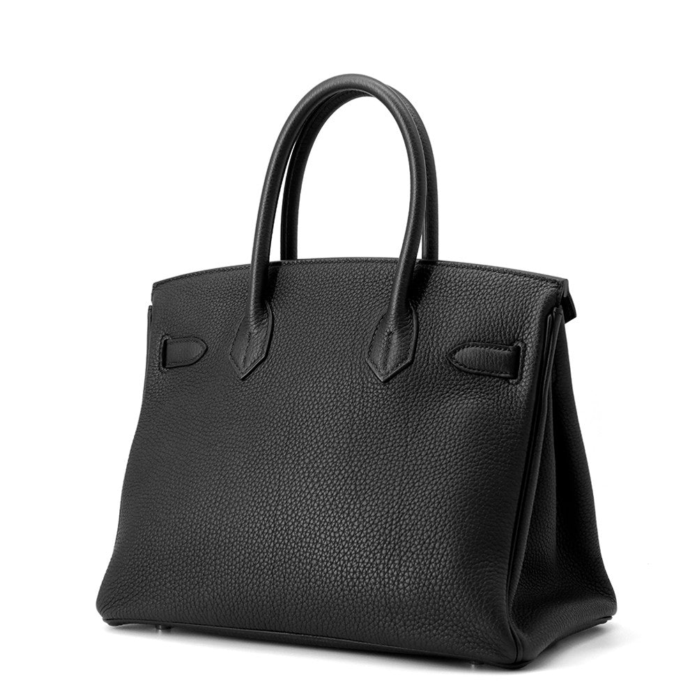 HERMES Birkin Black Togo Leather Size 30