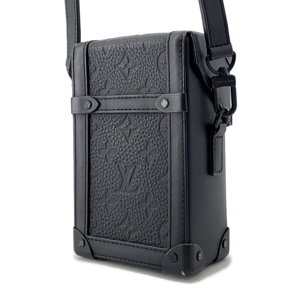 LOUIS VUITTON Vertical Trunk Wearable Wallet NoirM82070 Monogram・Taurillon