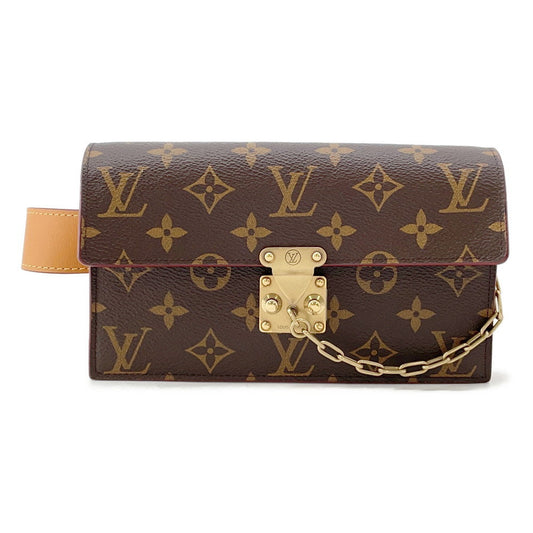 LOUIS VUITTON SPadlock belt pouch BrownM44667 Monogram Size PM