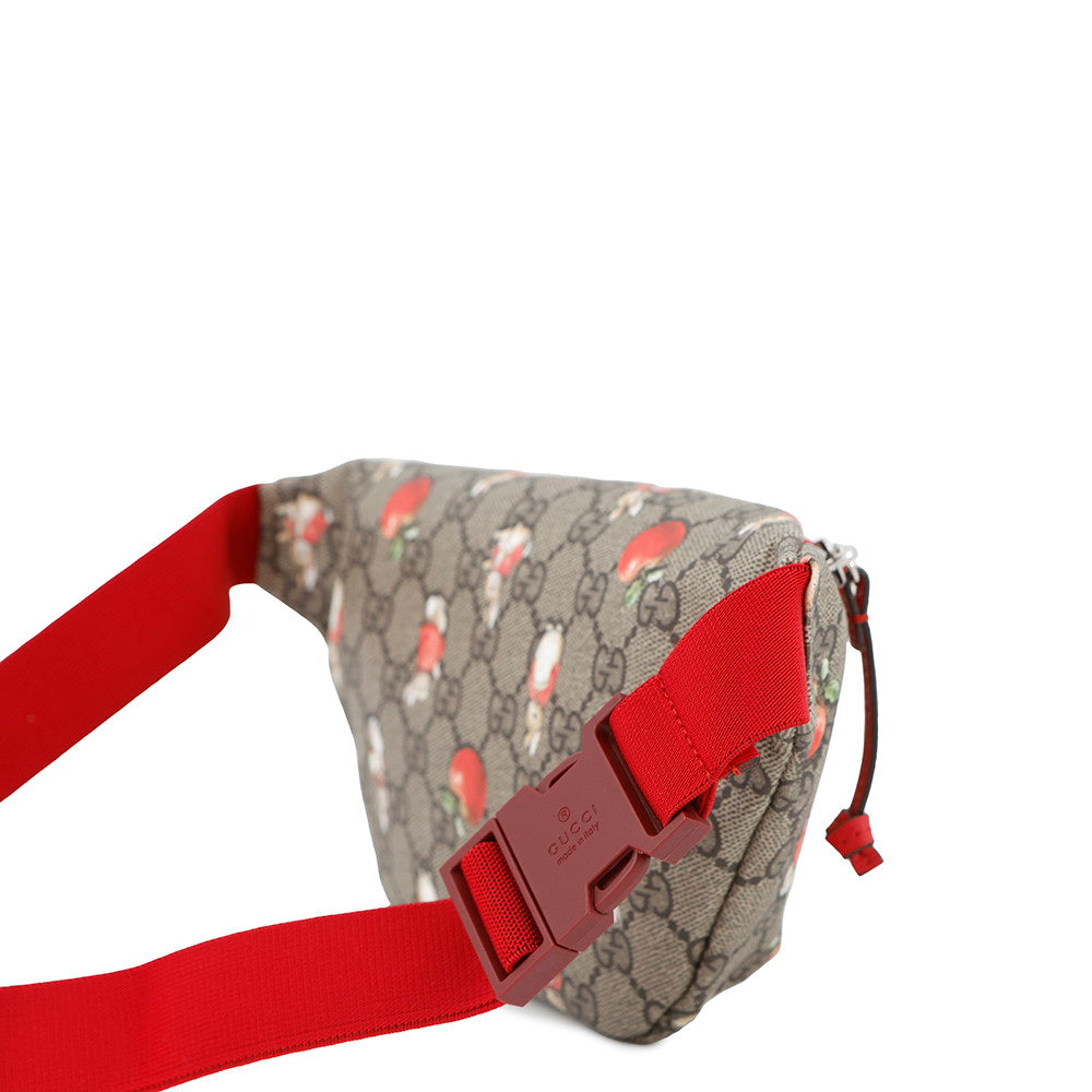 GUCCI Children's GG Supreme Crossbody Bag in Peter Rabbit Brown/Red502095 GG Supreme