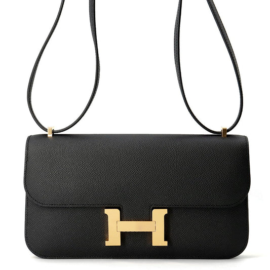 HERMES Constance Elan Miroir Black Epsom