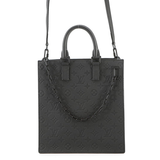 LOUIS VUITTON Sac Plat Messenger NoirM55924 Monogram・Taurillon