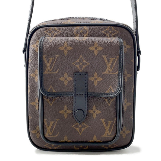 LOUIS VUITTON Christopher wearable wallet NoirM69404 Monogram Macassar Canvas