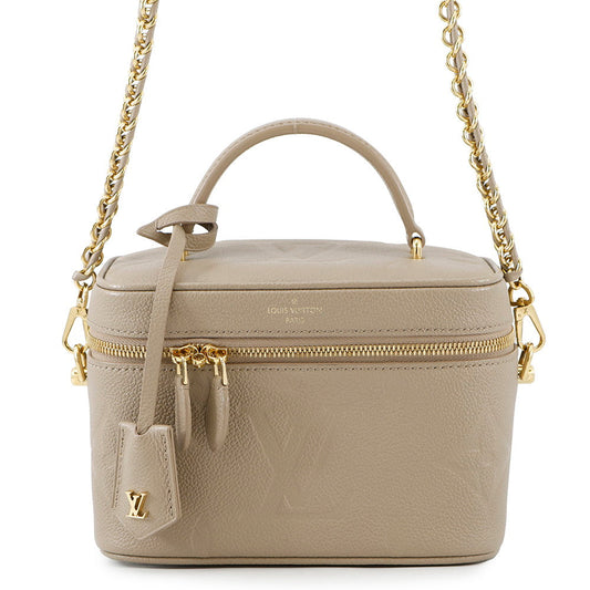 LOUIS VUITTON Vanity TourterelleM45608 Monogram Empreinte Leather Size PM