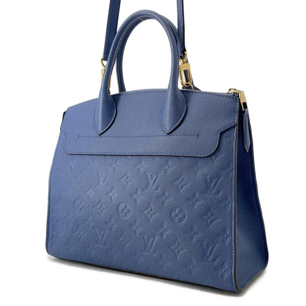 LOUIS VUITTON Pont Neuf DenimEncreM41751 Monogram Empreinte Leather Size MM