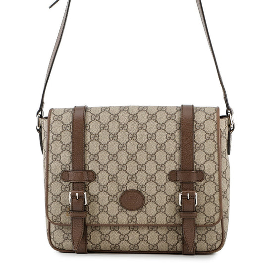 GUCCI GG Supreme messenger bag Red658542 GG Supreme Leather