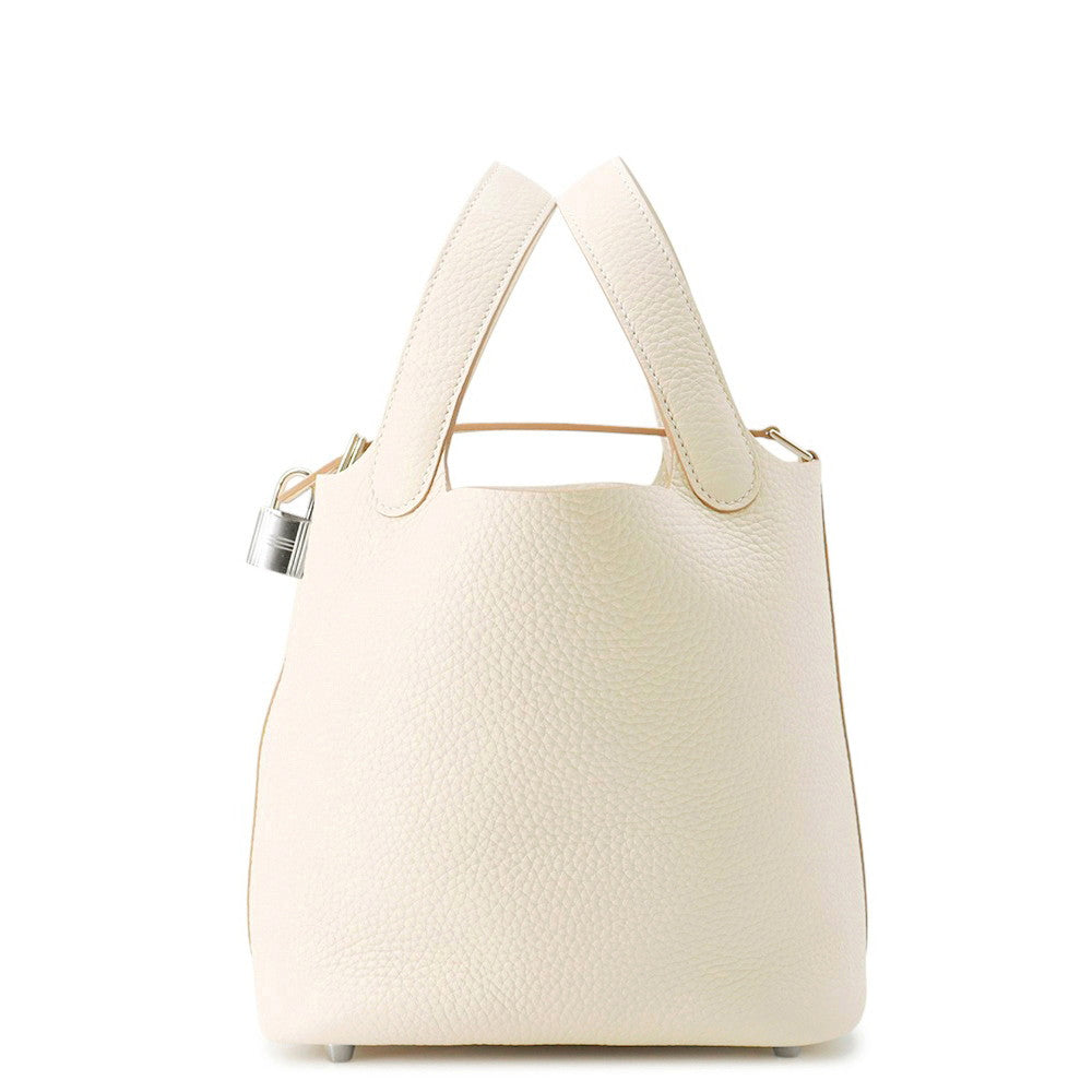 HERMES Picotin Lock Craie Taurillon Clemence Size PM