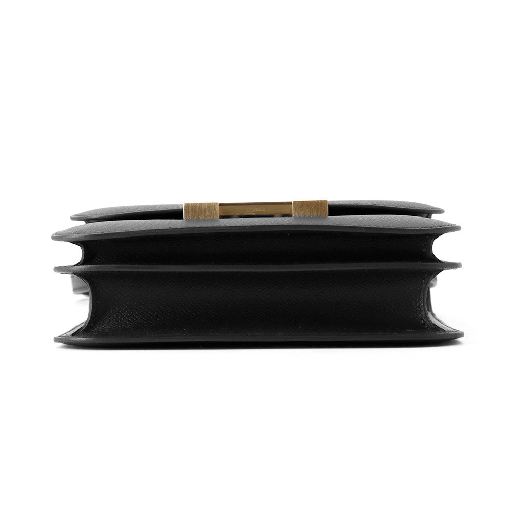 HERMES Constance3 Miroir Black Epsom Size Mini