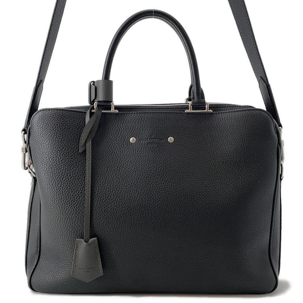 LOUIS VUITTON Armand Briefcase NoirM54381 Taurillon Leather Size MM