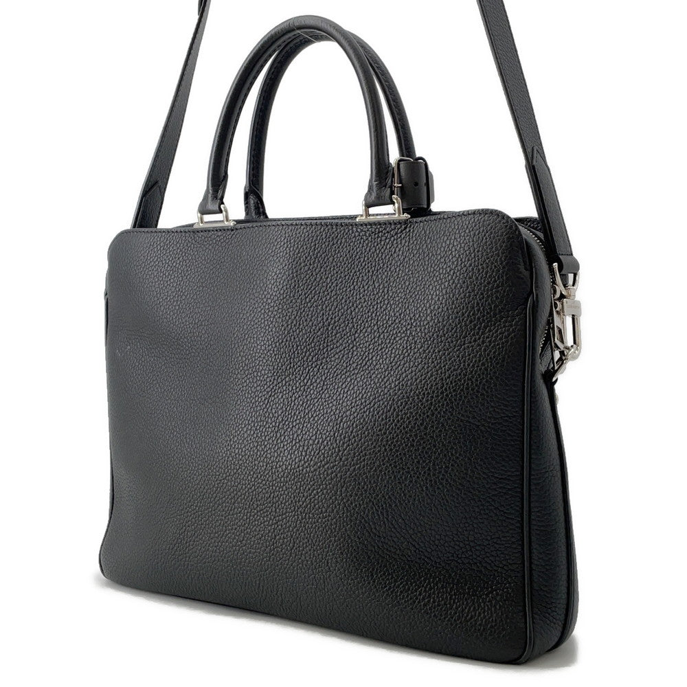 LOUIS VUITTON Armand Briefcase NoirM54381 Taurillon Leather Size MM