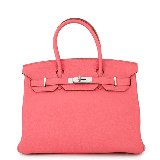 HERMES Birkin Rose Lipstick Togo Leather Size 30