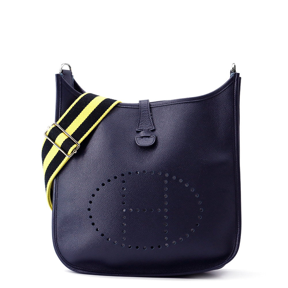 HERMES Evelyne3 Blue Indigo Epsom Size PM