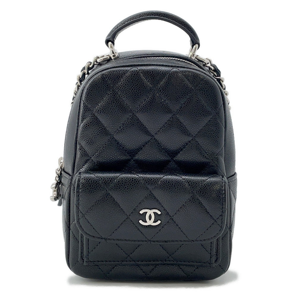 CHANEL Matelasse Timeless Classics Backpack BlackAP3753 Caviar Leather